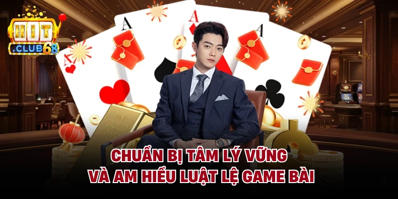 Chuẩn bị tâm lý vững và am hiểu luật lệ game bài