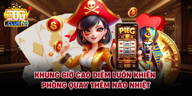 Khung giờ cao điểm luôn khiến phòng quay thêm náo nhiệt