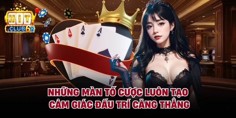 Những màn tố cược luôn tạo cảm giác đấu trí căng thẳng