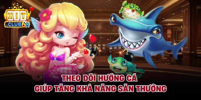 Theo dõi hướng cá giúp tăng khả năng săn thưởng